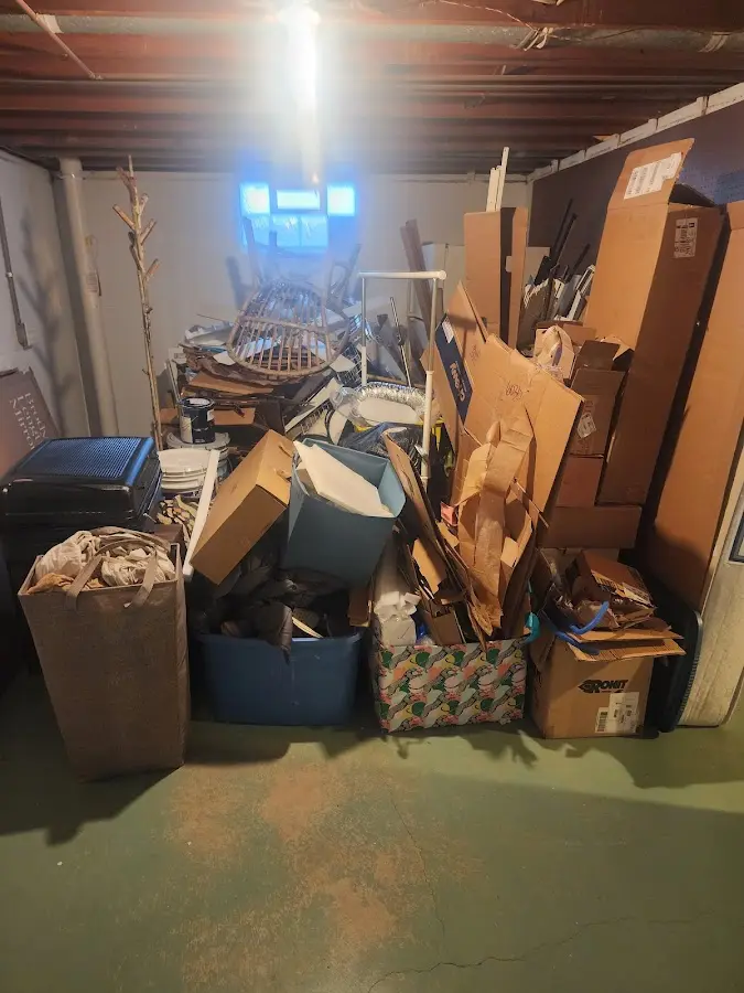 Roll-off dumpster container at job site for Yard Waste Dumpster Rental in Port Charlotte